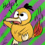 Psyduck on fire