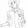 Tia from 'Galactik Football' - Uncolored