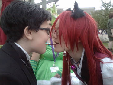 Grell and William's pocky game