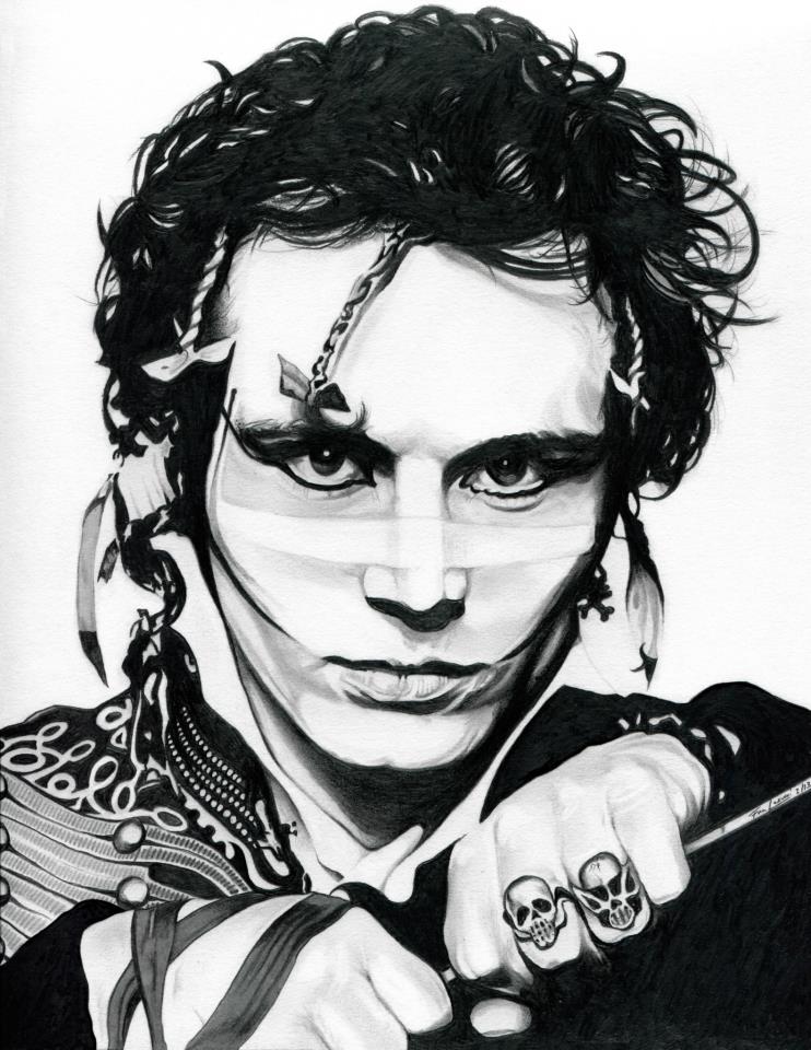 Adamant Drawing Example Adam Ant by TheNightGallery on DeviantArt