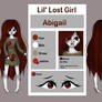 Lil' Lost Girl | Reference Sheet