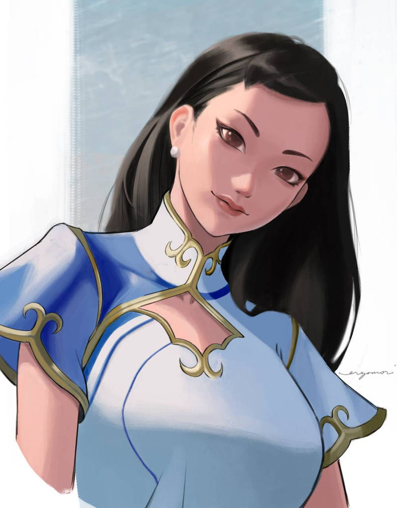 Li Chun Beautiful and gorgeous chun-li hair down by billylunn05 on DeviantArt
