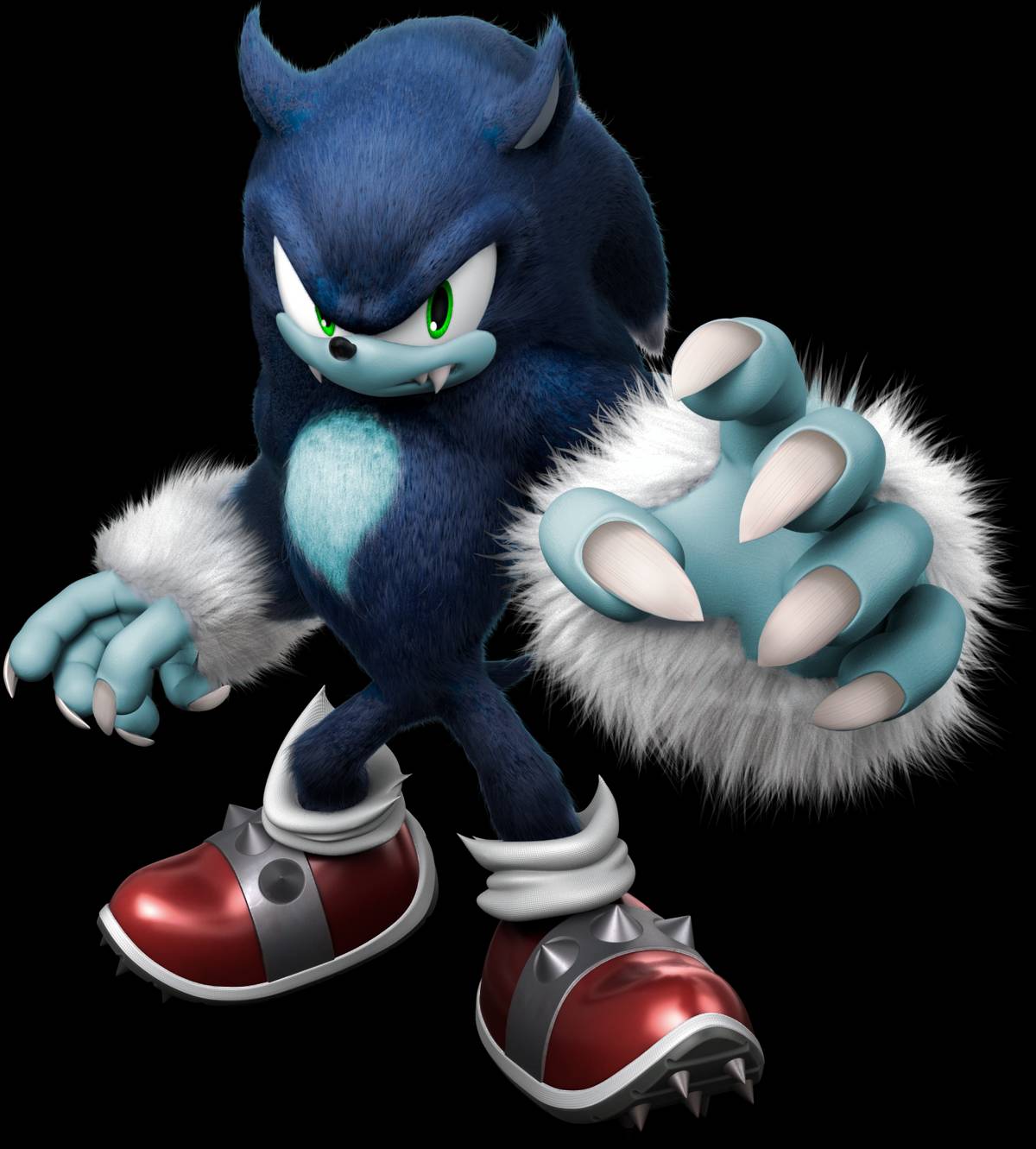 Wewhog Sonic the werehog (game version) by billylunn05 on DeviantArt