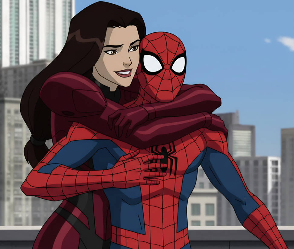 Hug Spider Man Hot salem witch hug spiderman from behind by billylunn05 on DeviantArt