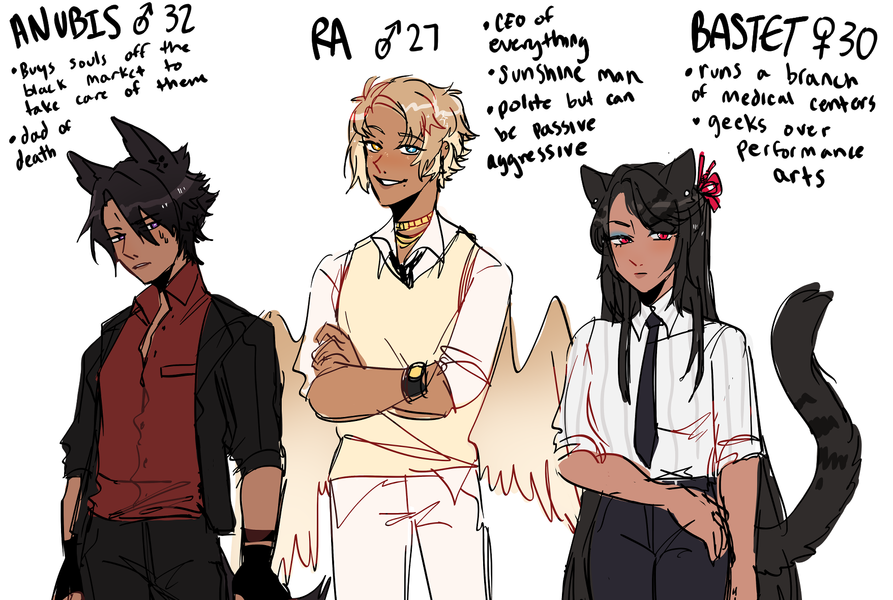 just some egyptian gods by XCROWE on DeviantArt just some egyptian gods by XCROWE on DeviantArt