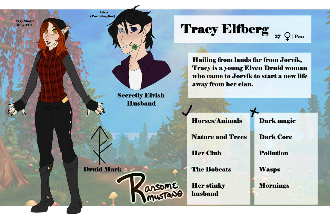Tracy Ref Sheet by ransome-mustang on DeviantArt