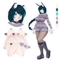 OPEN Adopt Bunny Emo Girl by Holanzh