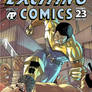 Exciting Comics #23 Cover Featuring Marvelous 