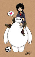 Baymax and Hiro