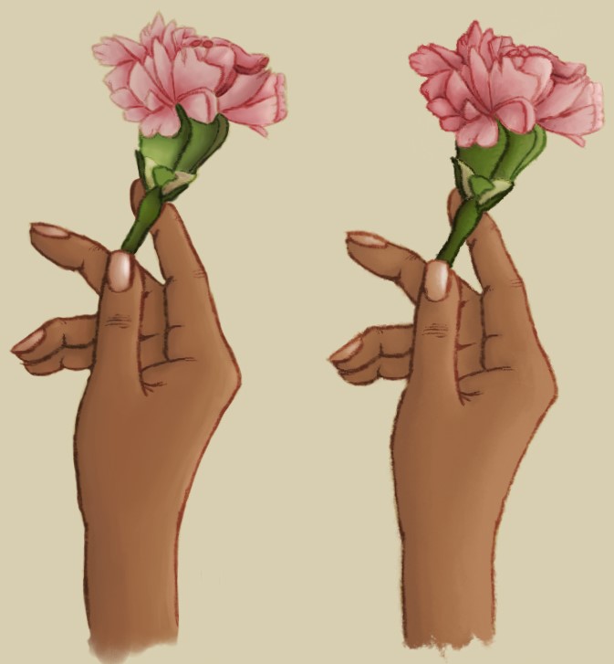 Hand Holding Flower By Capricousmagpie On Deviantart