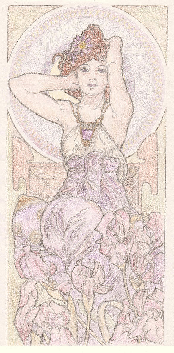 Mucha: Amethyst