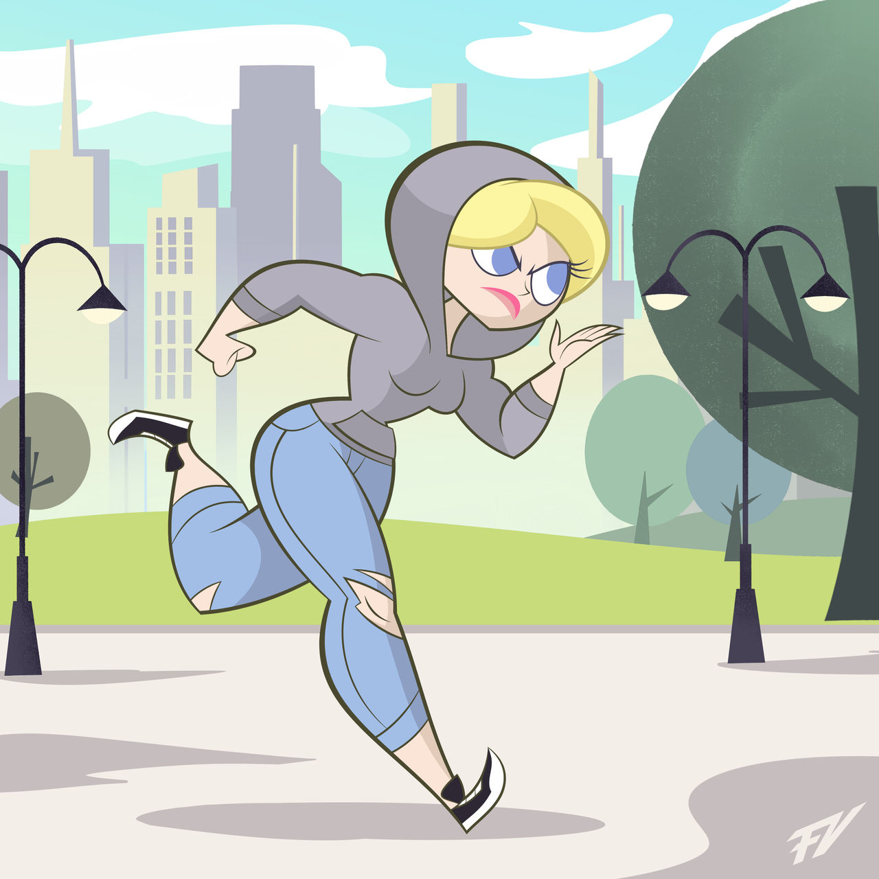 Running by Frederick-Art on DeviantArt