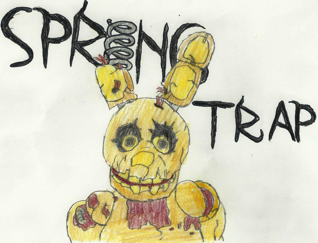 Colored Springtrap by girsgirly on DeviantArt