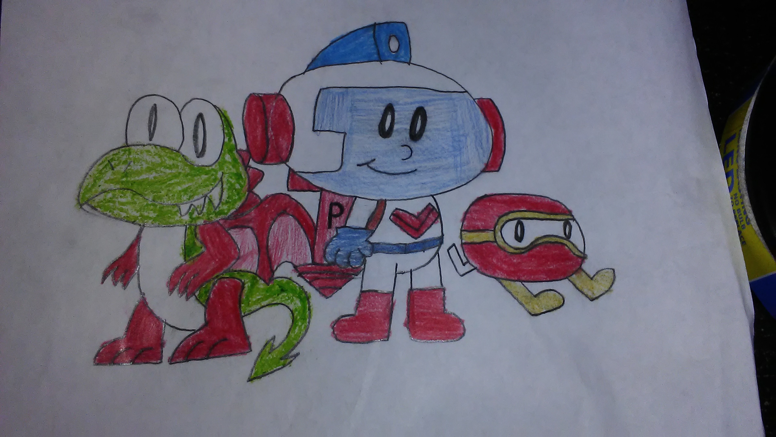 Dig Dug Drawing by DanCatDrawz on DeviantArt