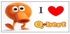 Who Ever Loves Q Bert Stamp