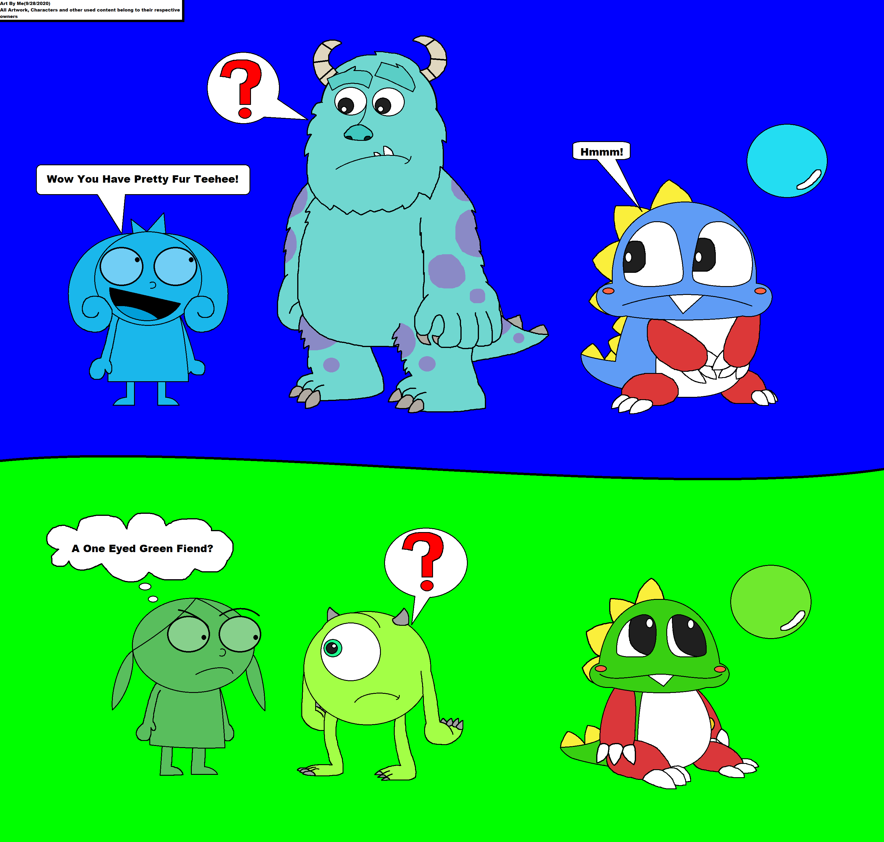 My Favorite Main Green And Blue Characters by DanCatDrawz on DeviantArt My Favorite Main Green And Blue Characters by DanCatDrawz on DeviantArt