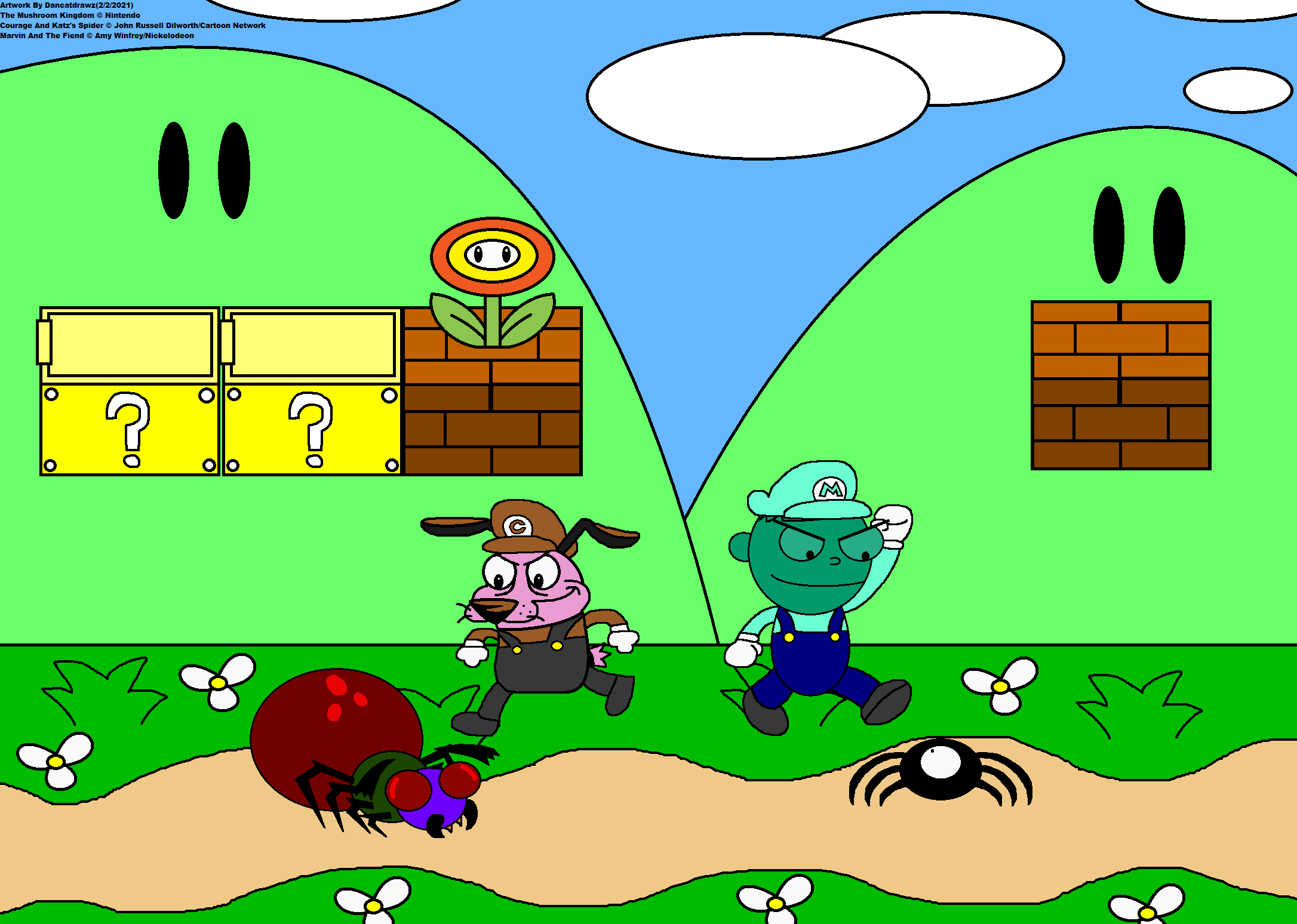 Super Cowardly Friends by DanCatDrawz on DeviantArt Super Cowardly Friends by DanCatDrawz on DeviantArt