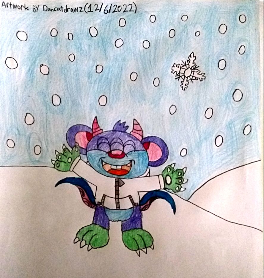 Deviantart Snow ''Alright Snowtime!,, by DanCatDrawz on DeviantArt