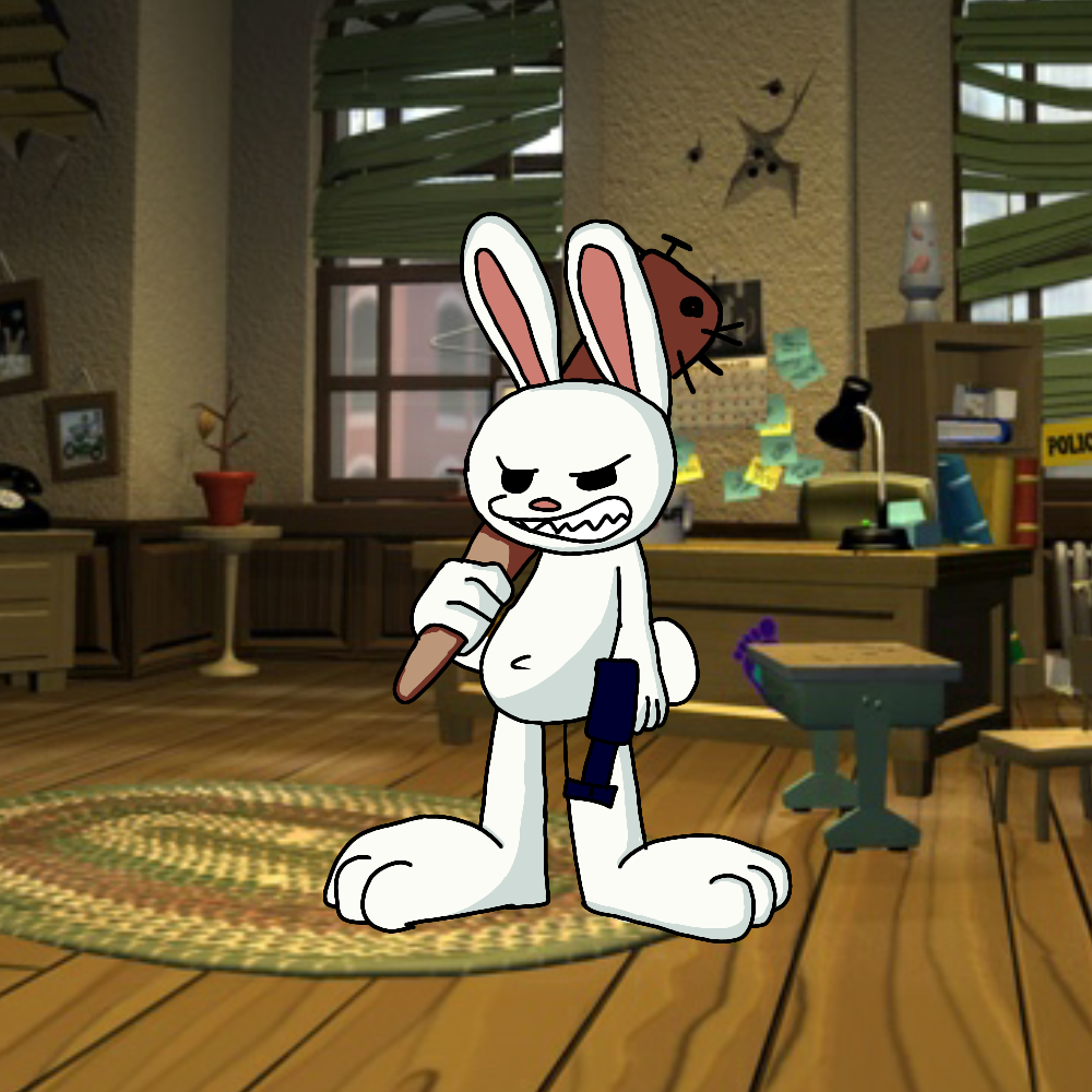 Max The rabbit render by chasethefoxfirst on DeviantArt