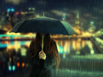 .. deszcz .. by BaxiaArt