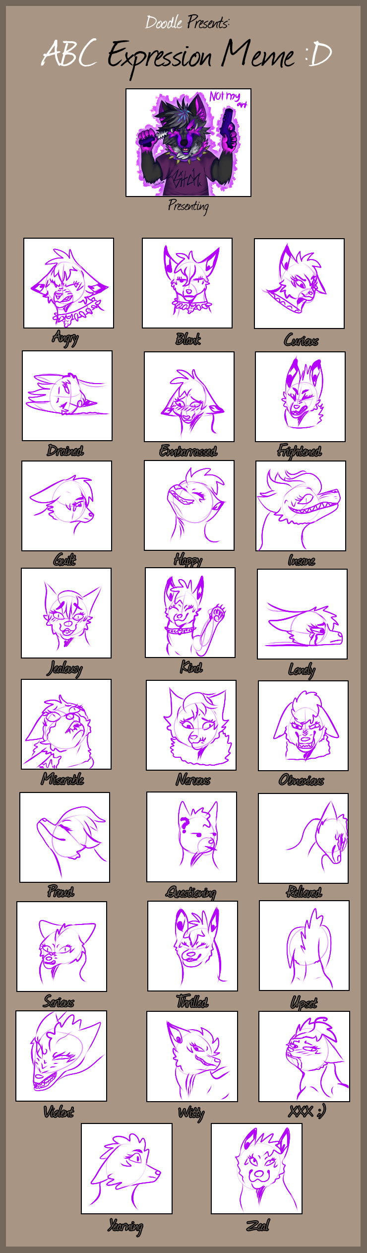 Abc Basic Meme ABC Expression Meme By 33snickerdoodle33-d2xgxe0 by IndominousFire on ...