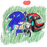 Chibi sonadow play-fight::