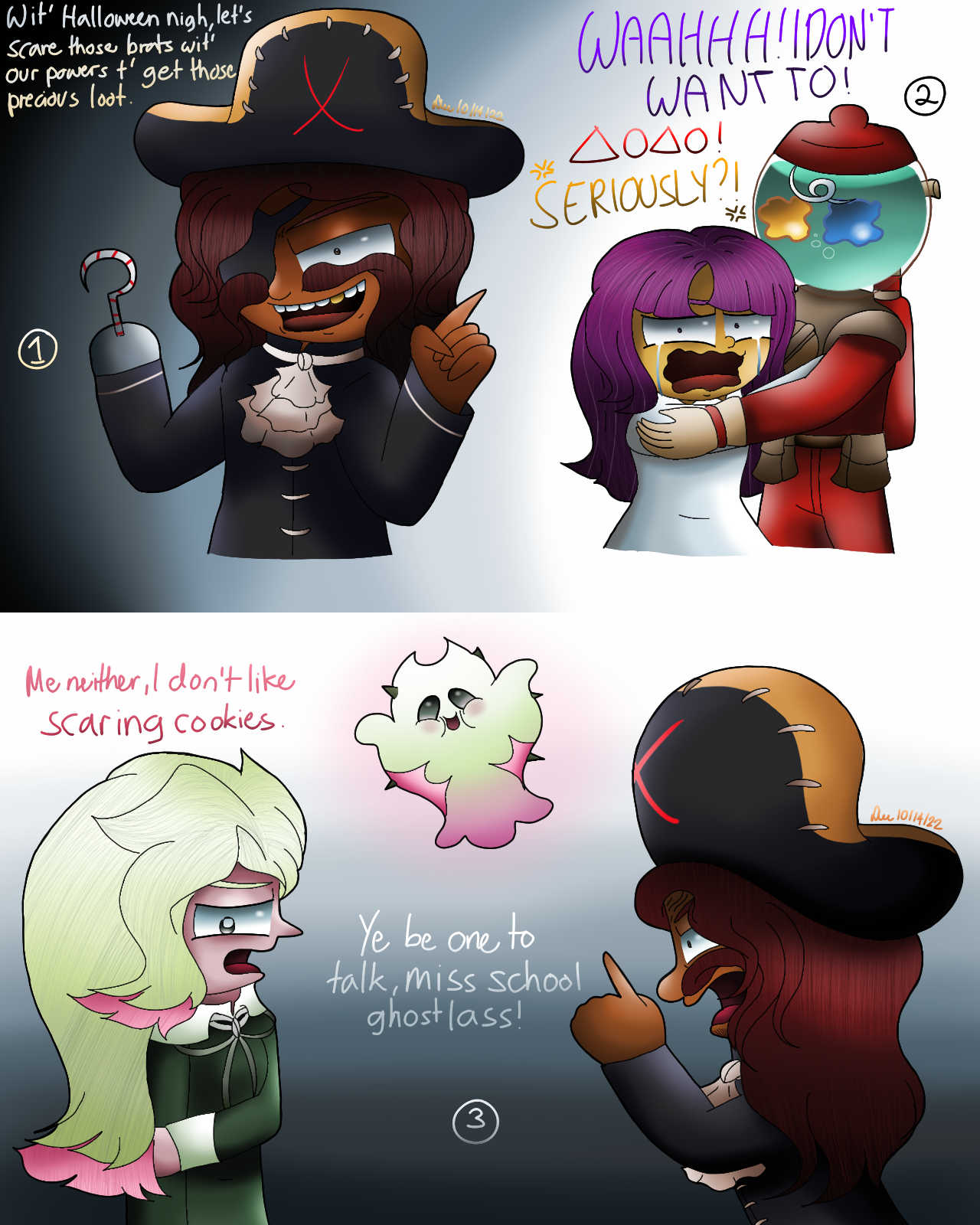 Cookie Run - Not-so-scary Ghosts by FlippingOcFanatic on DeviantArt