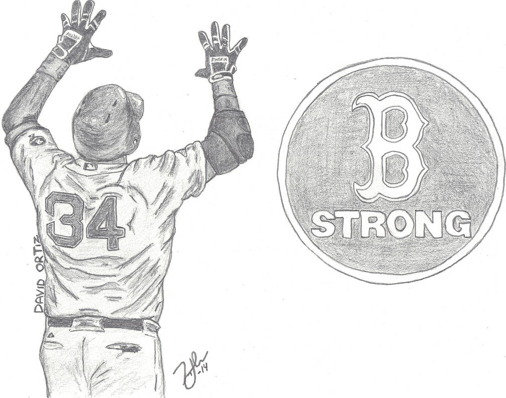 Here’s my most recent pencil drawing of Boston Red Sox