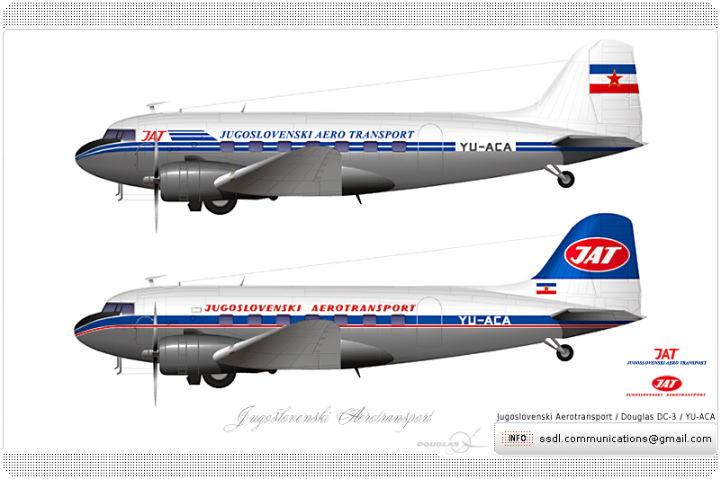 Jugoslovenski Aerotransport Livery concept