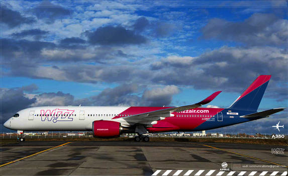 Wizzair Airbus A350 XWB Livery concept