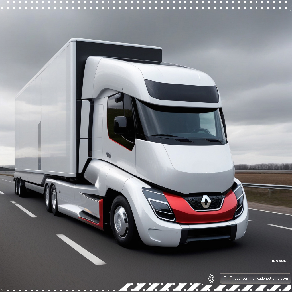 Renault Rv Semi Renault Semi Truck concept by SuperstarDeLuxe on DeviantArt