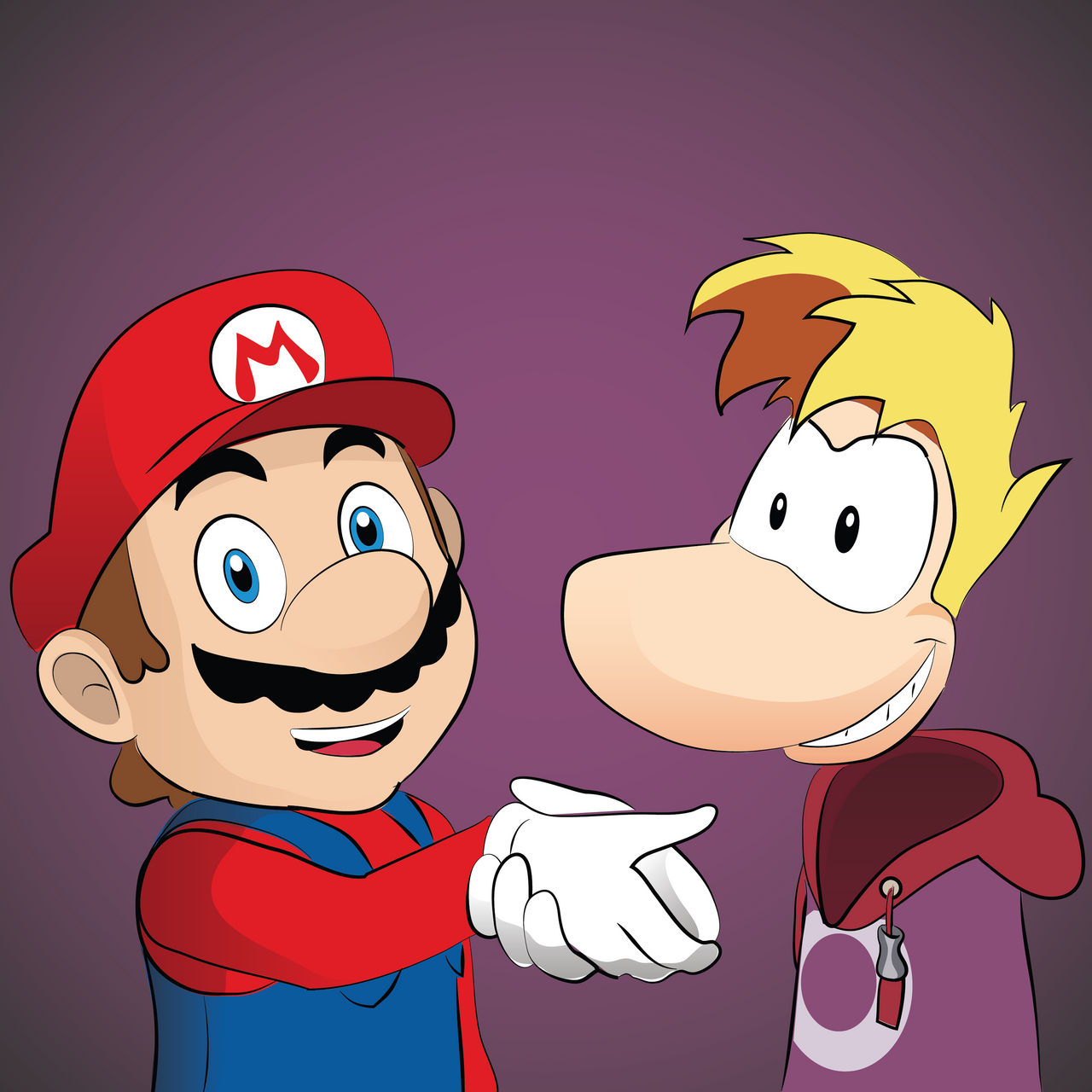 Do you think that Mario and Rayman are actually going to meet in