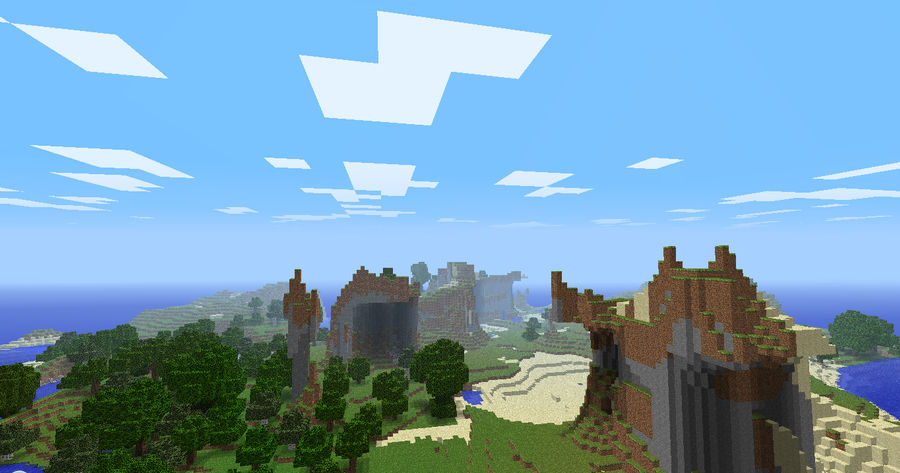 Minecraft Informatii Minecraft Landscape by easasity on DeviantArt