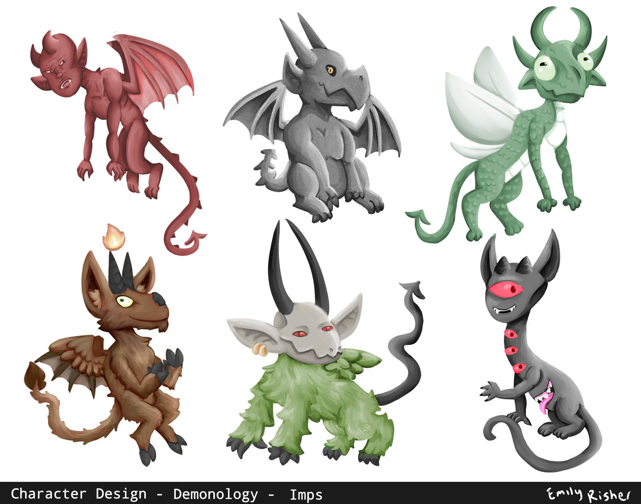 Demonology - Imp Designs by GoblinsnGnolls on DeviantArt