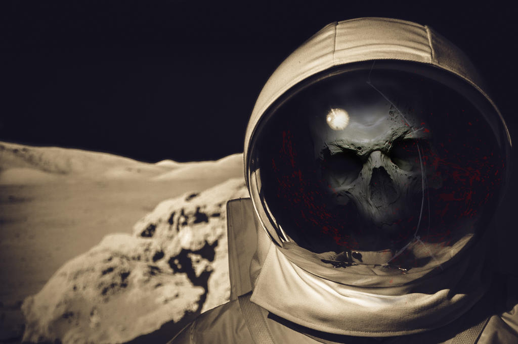 astronaut wallpaper photoshop test by
