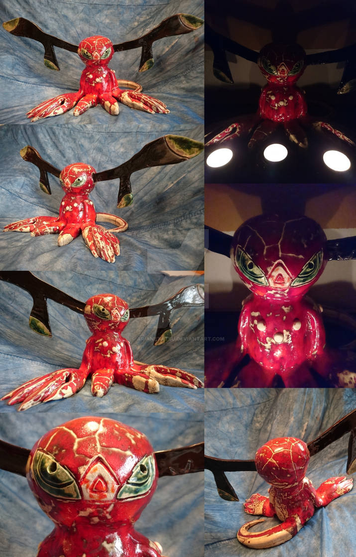 Shaman King: Spirit of Fire Sculpture by ArianeTatsu on DeviantArt