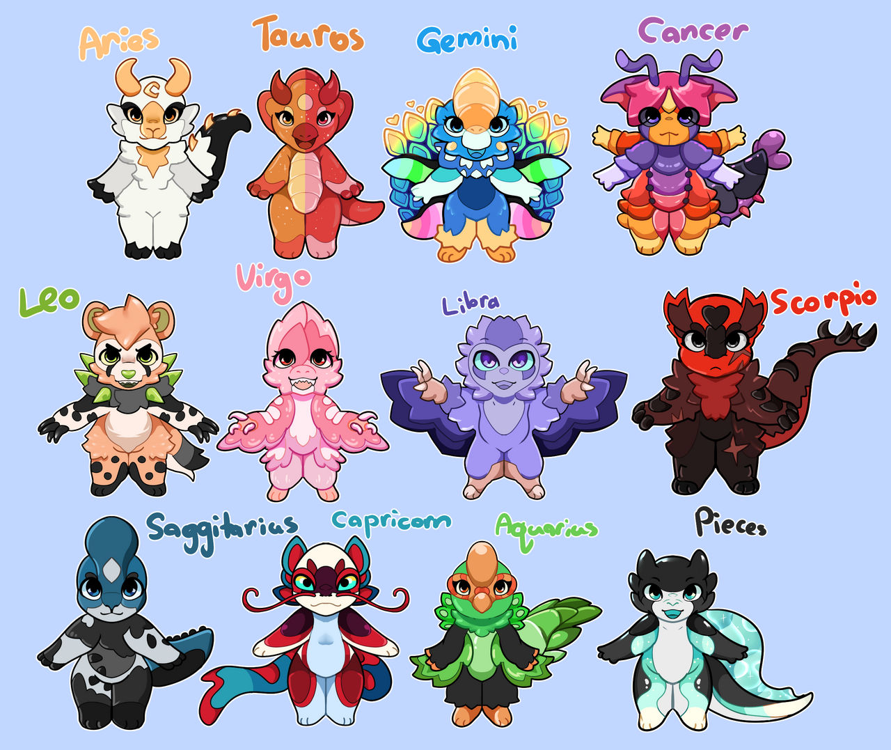 Sparkles Predators sparklesaurs by CatboyHavoc on DeviantArt