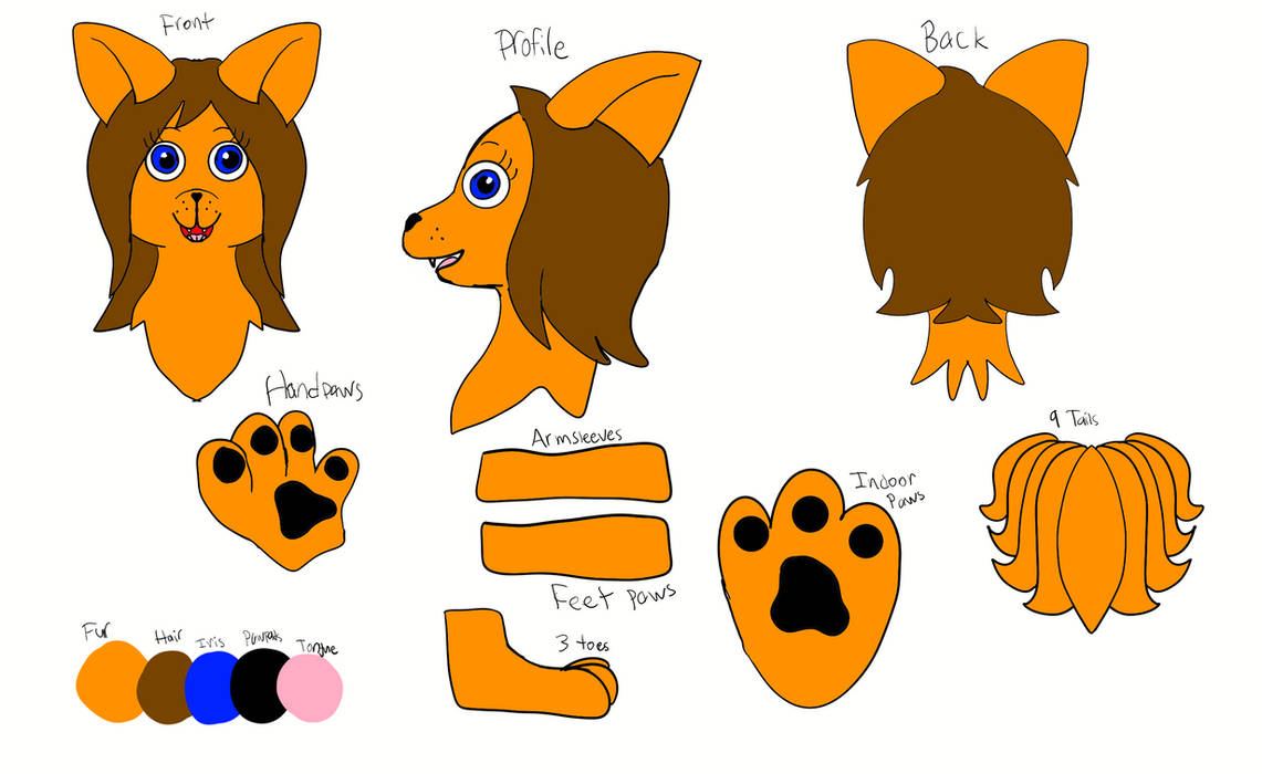 Mausee Fursuit Partial Reference Sheet by UvieWoosus on DeviantArt
