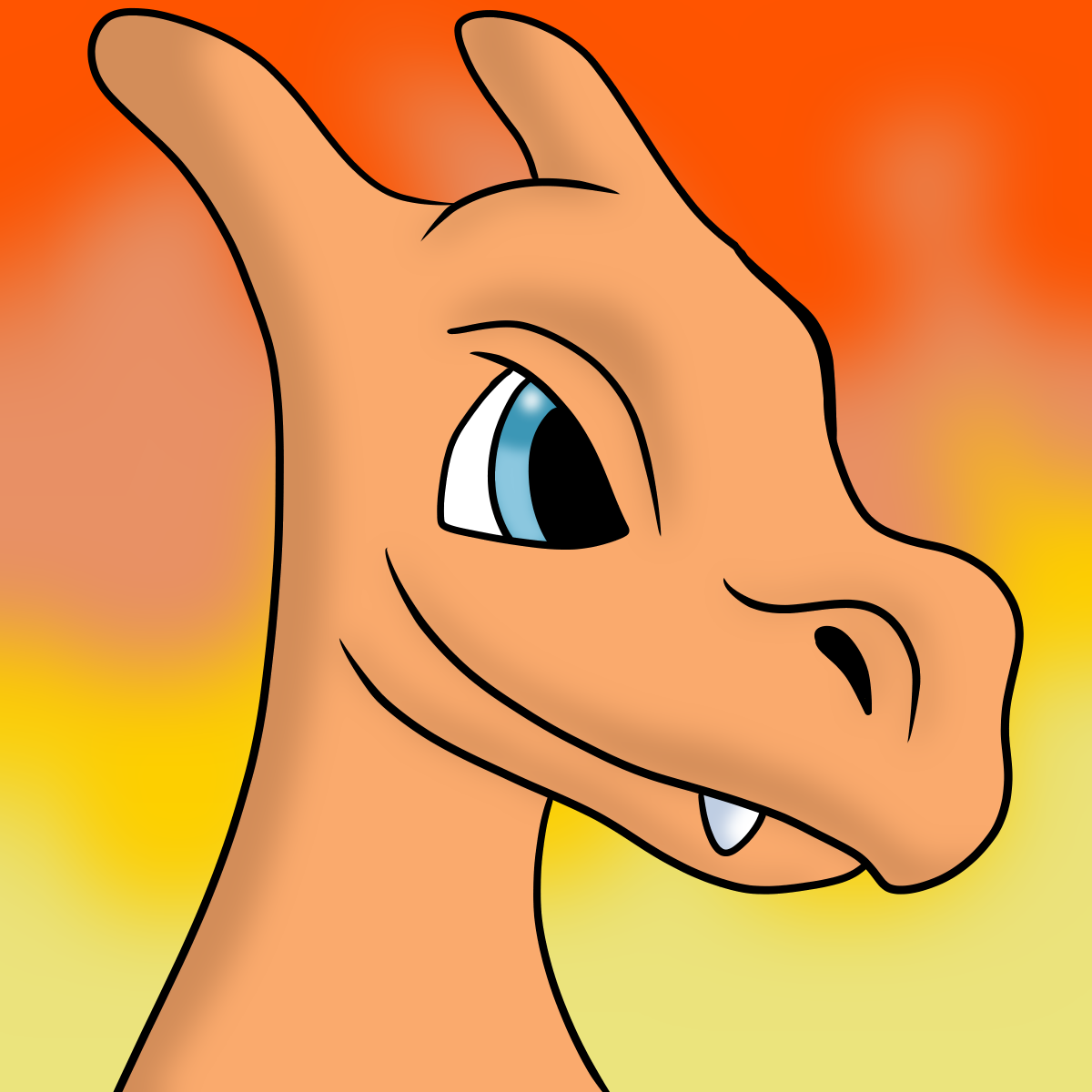 Charizard's Scary Face by Pokemonsketchartist on DeviantArt