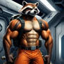 Muscle hunk rocket raccoon 5