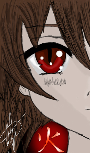 Anime Girl Fire Eyes by JayceStyles on DeviantArt Anime Girl Fire Eyes by JayceStyles on DeviantArt