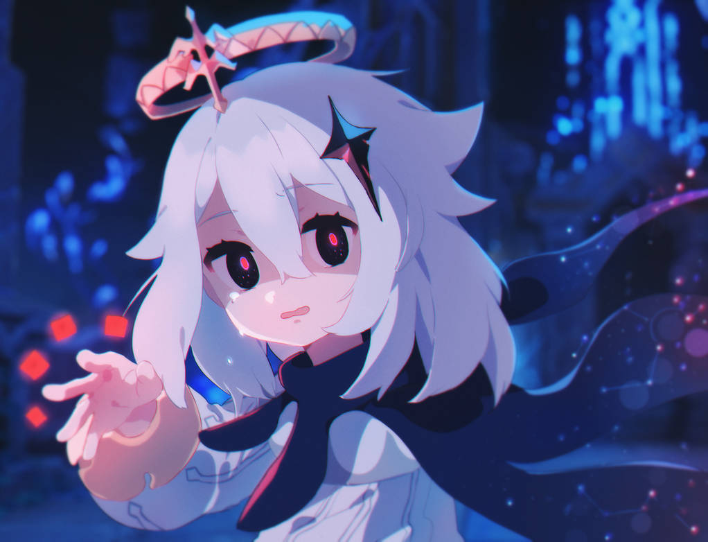 Dark Paimon Genshin impact by Akerohoshi on DeviantArt