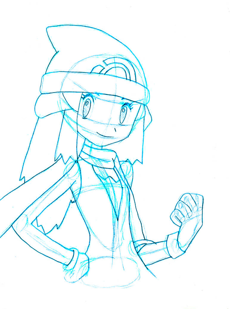 Pokemon Trainer Sketch by sonicwindartist on DeviantArt