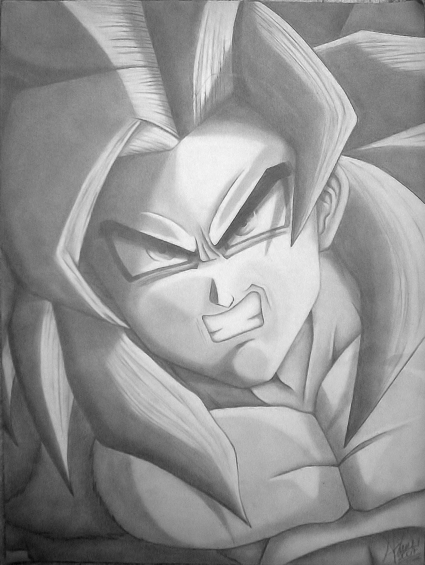 GOKU FASE 4 by MELANIEZEMA on DeviantArt