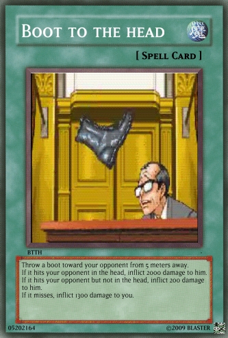 Yugioh Card Boot To The Head By Blasteg On Deviantart