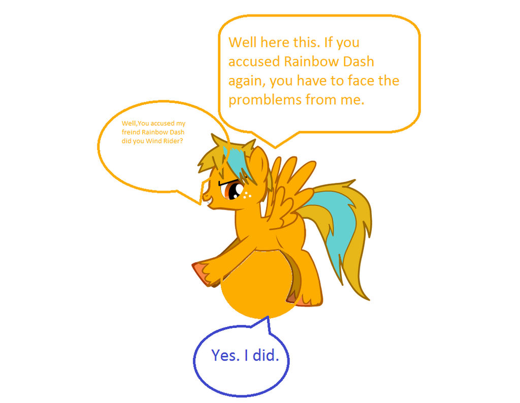 Wind Rider face the trouble from me! by MLP-Appledashnoms on DeviantArt