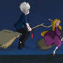 Jack and Rapunzel Flying (Jack's Delivery Service)