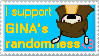 I support Gina's randomness :D