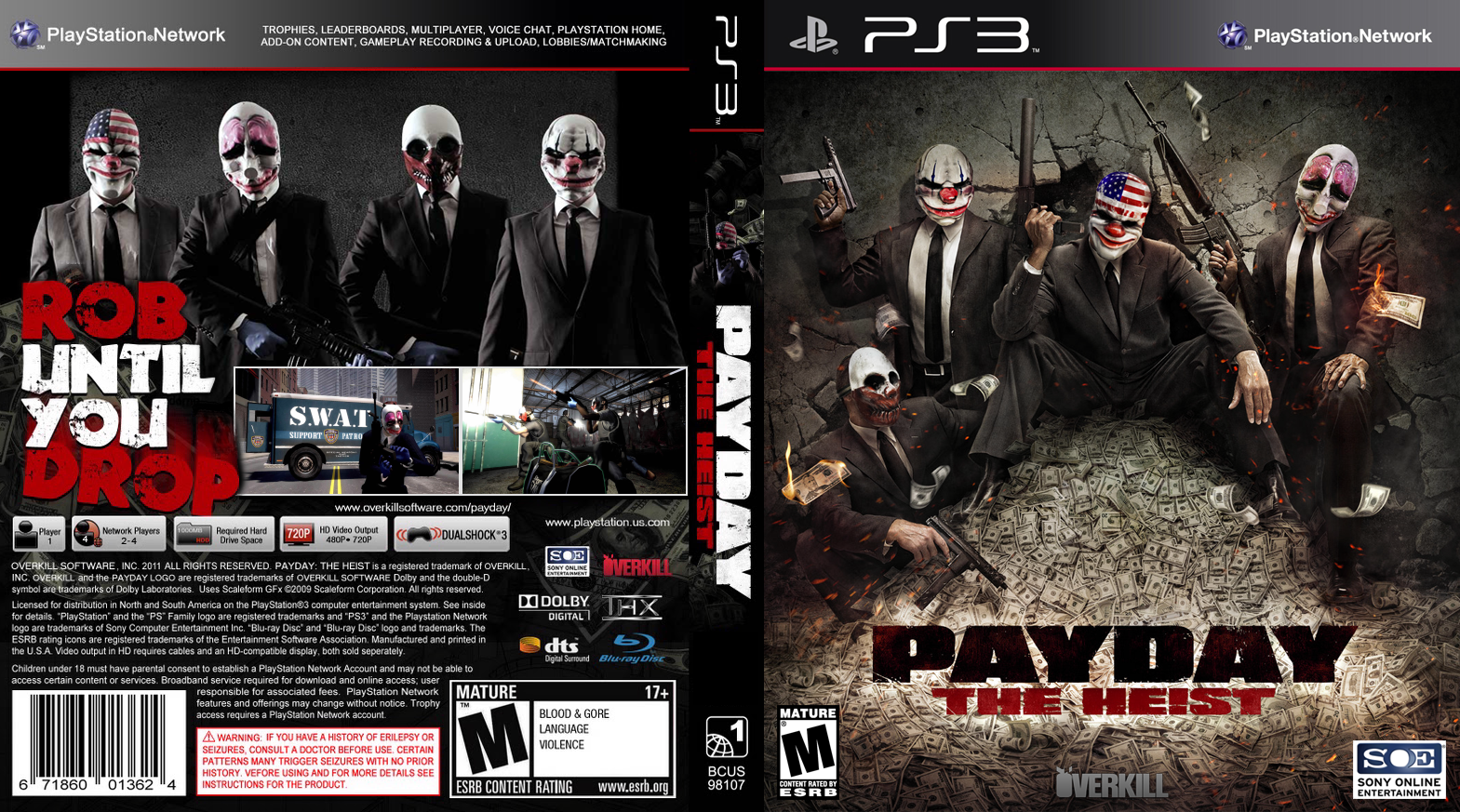 Ps3 payday 2 safecracker edition фото 64