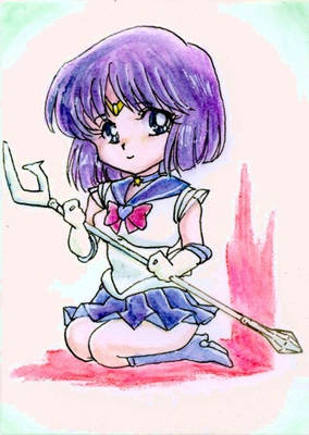 ACEO: Chibi Sailor Saturn